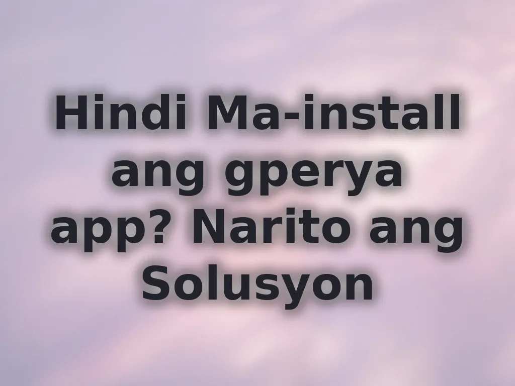 Installation troubleshooting